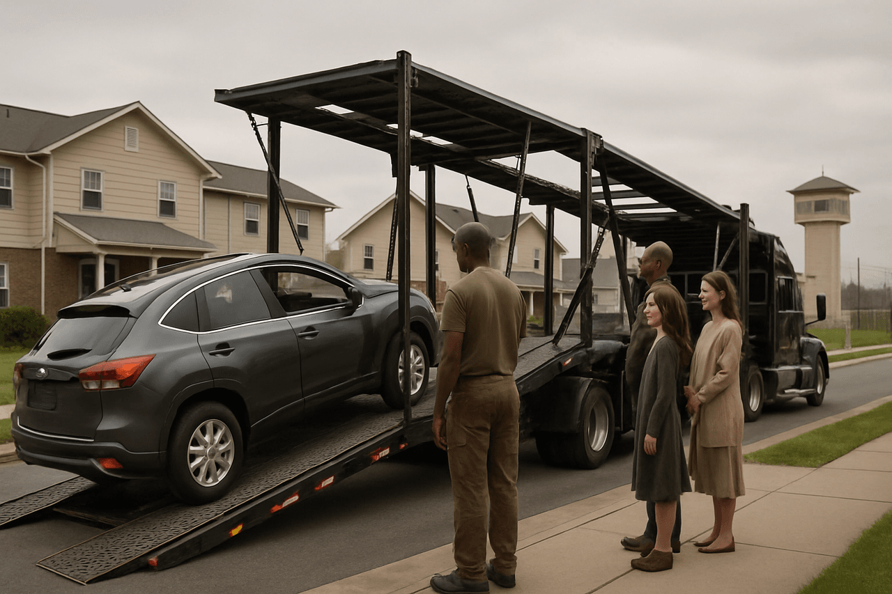 Military family vehicle shipping during PCS relocation