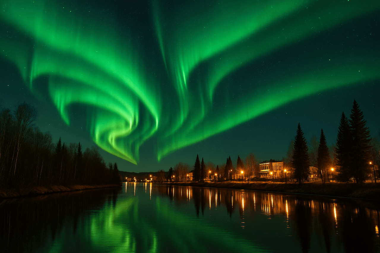 Northern Lights over Fairbanks