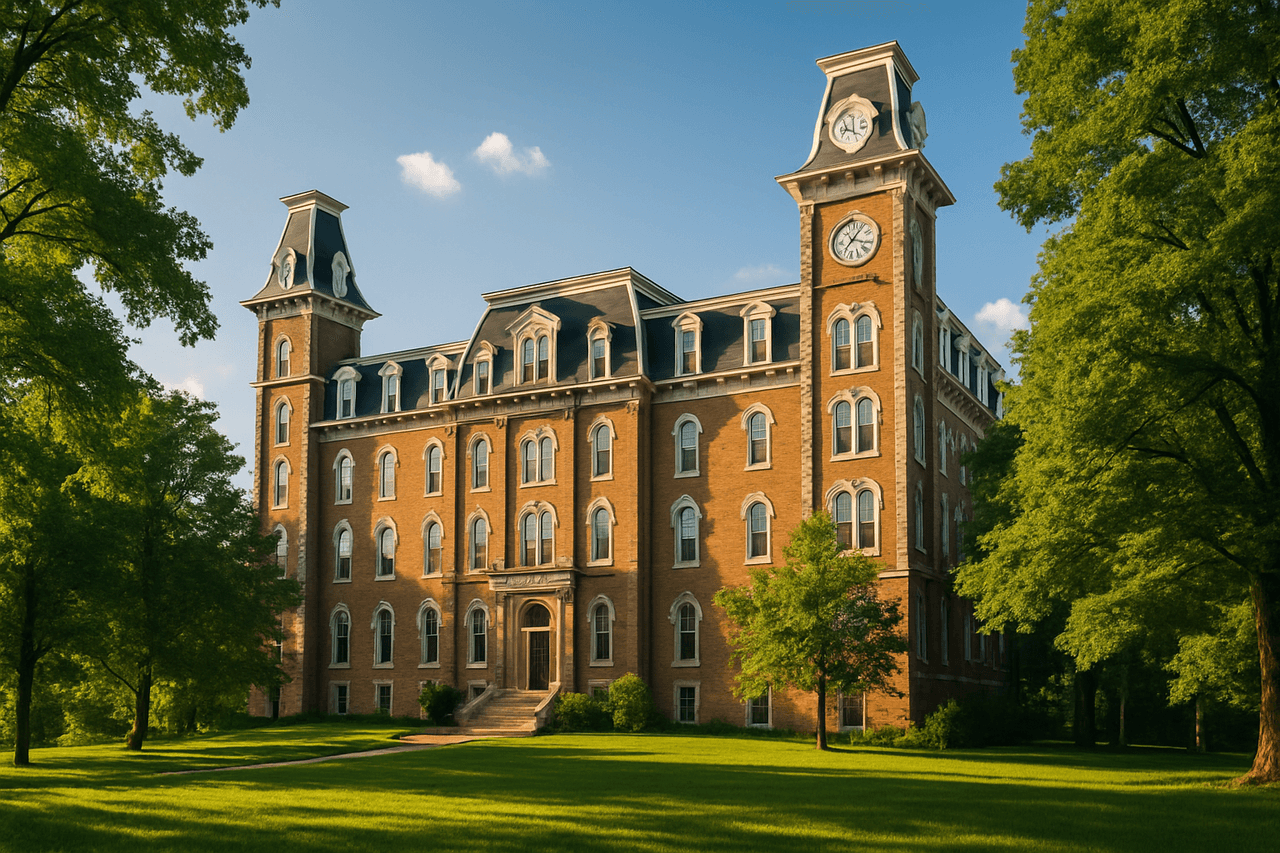 Mount Sequoyah Fayetteville Arkansas — Best movers in Fayetteville, Arkansas featuring Old Main at the University of Arkansas