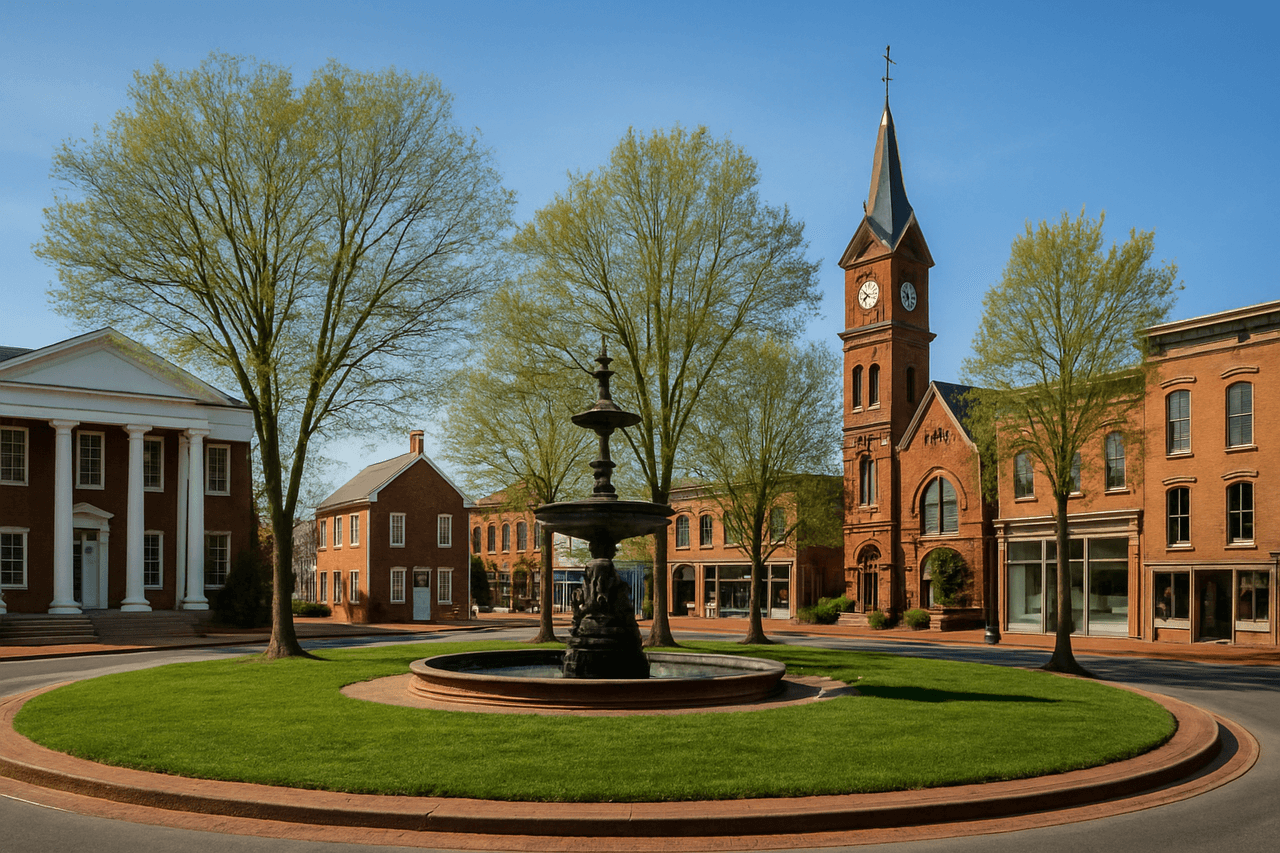 Sandhill Georgetown Delaware — The Circle in Georgetown, Delaware