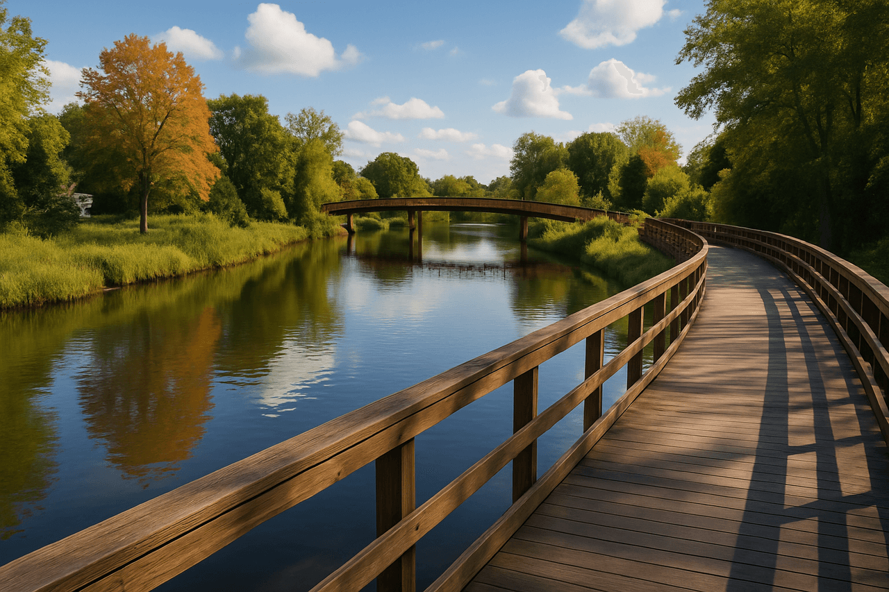 Downtown Milford Delaware — Mispillion Riverwalk in Milford, Delaware