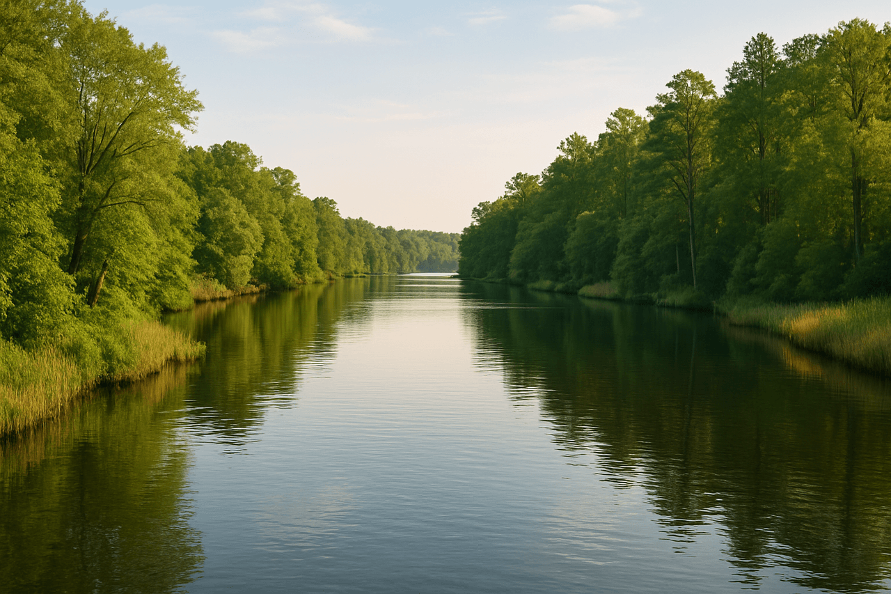 Nanticoke River in Seaford, Delaware