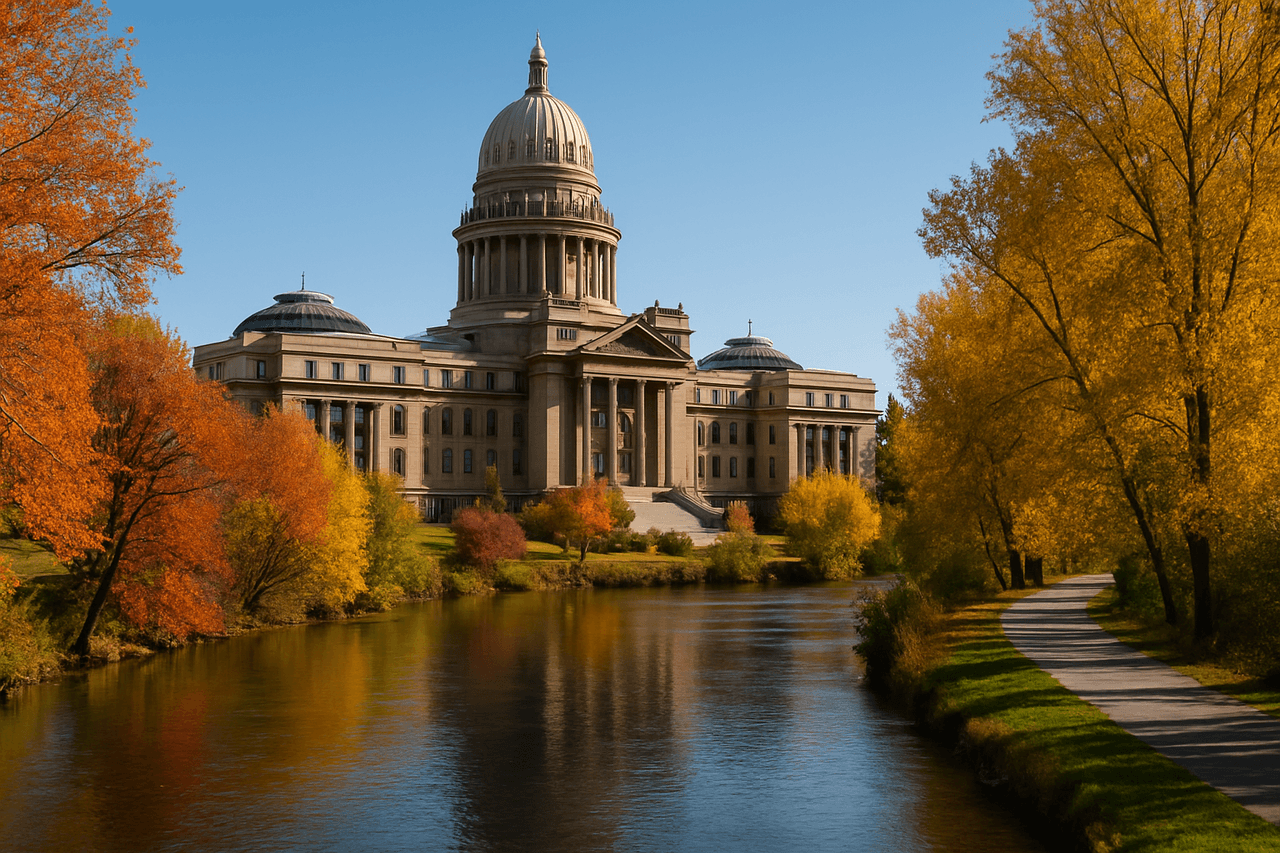 Boise movers near the Idaho State Capitol Building
