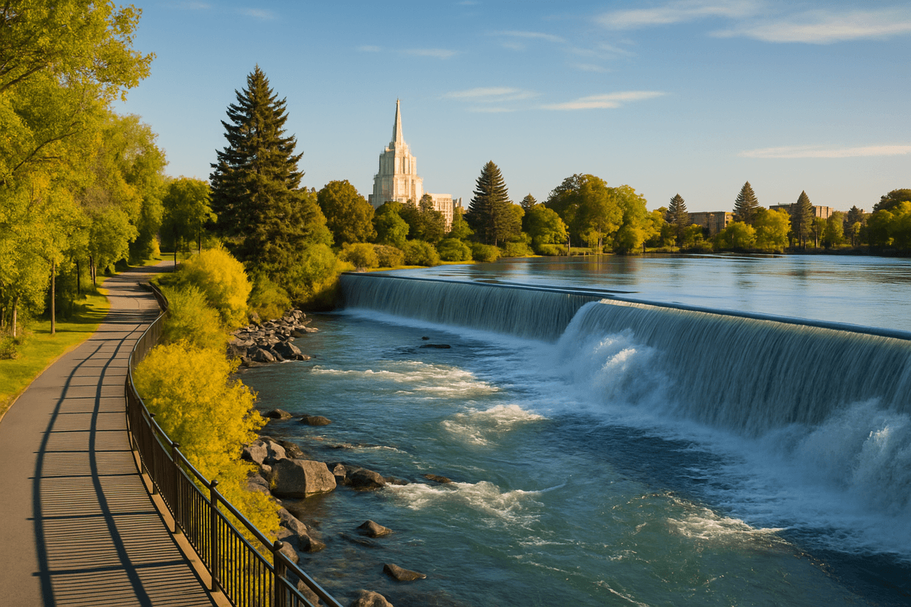 Idaho Falls movers near the Idaho Falls Greenbelt