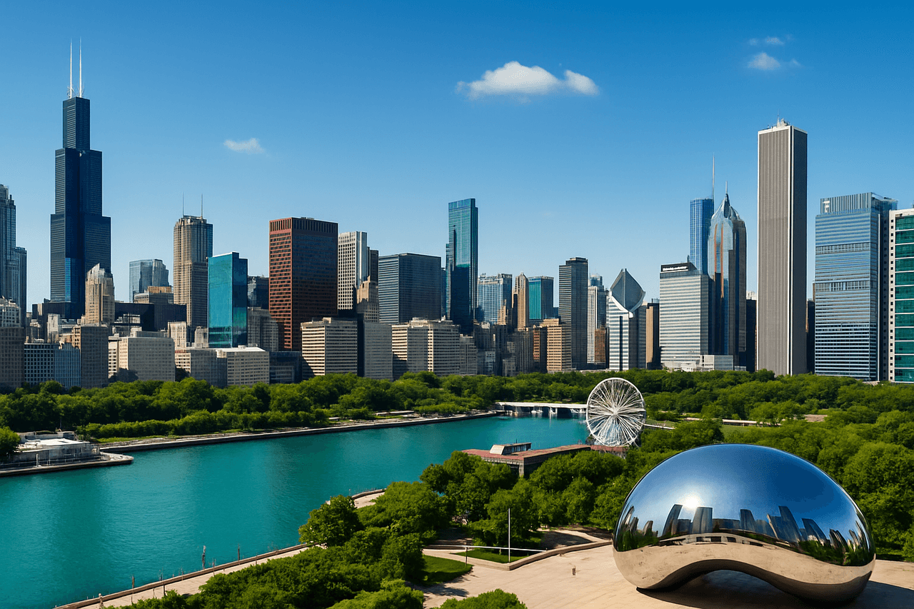 Lakeview Chicago Illinois — Best movers in Chicago, Illinois - featuring Willis Tower, Navy Pier, and Cloud Gate