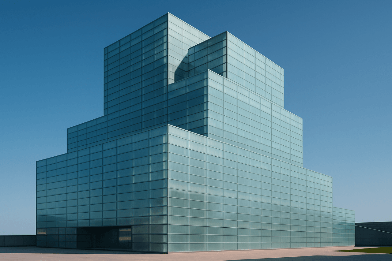 Downtown Davenport Iowa — Exterior of the Figge Art Museum in Davenport