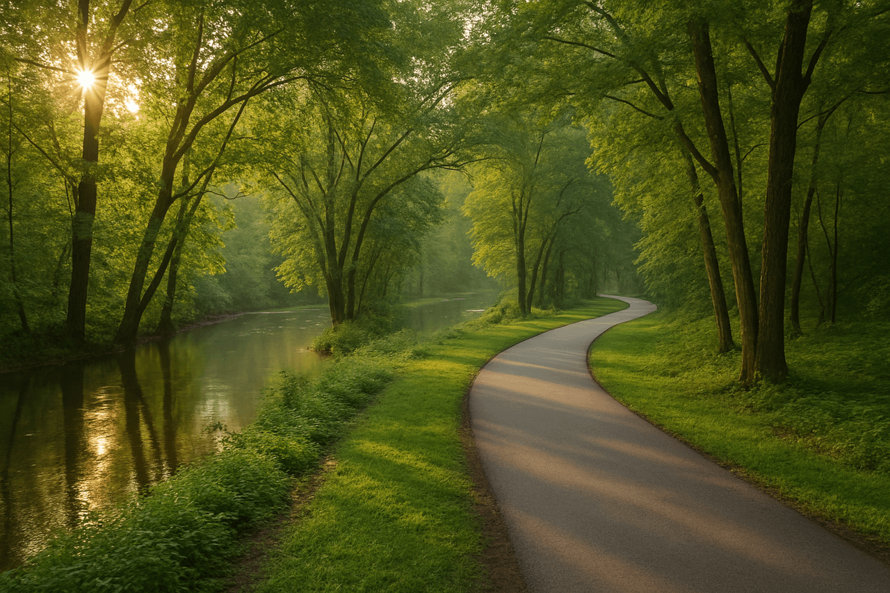 Mill Creek Streamway Park in Shawnee