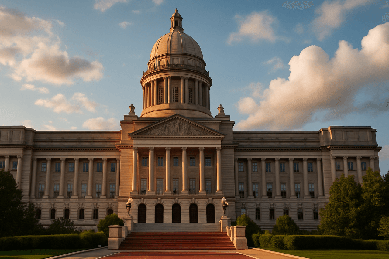 Lakeview Frankfort Kentucky — Frankfort, KY with the Kentucky State Capitol