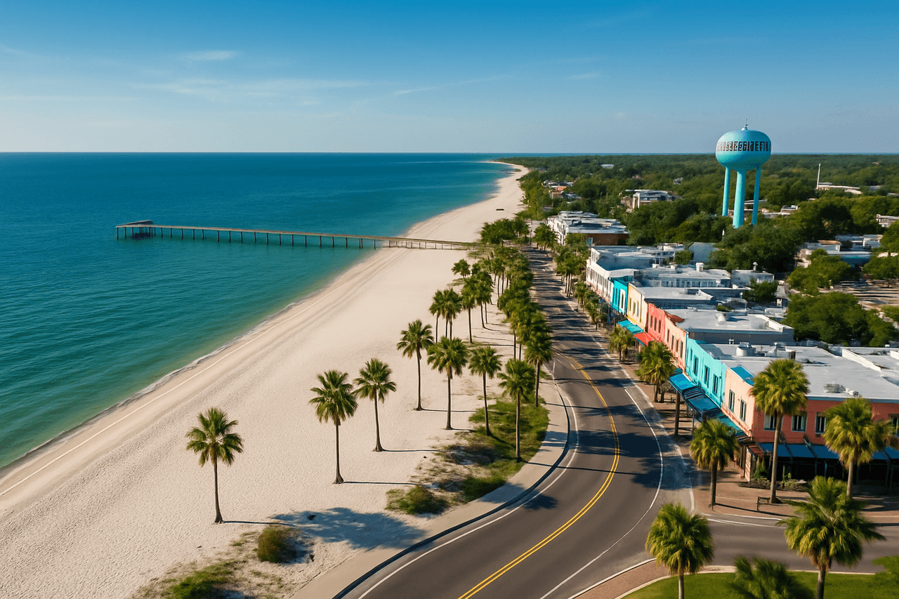 Gulfport, MS near the Gulf of Mexico