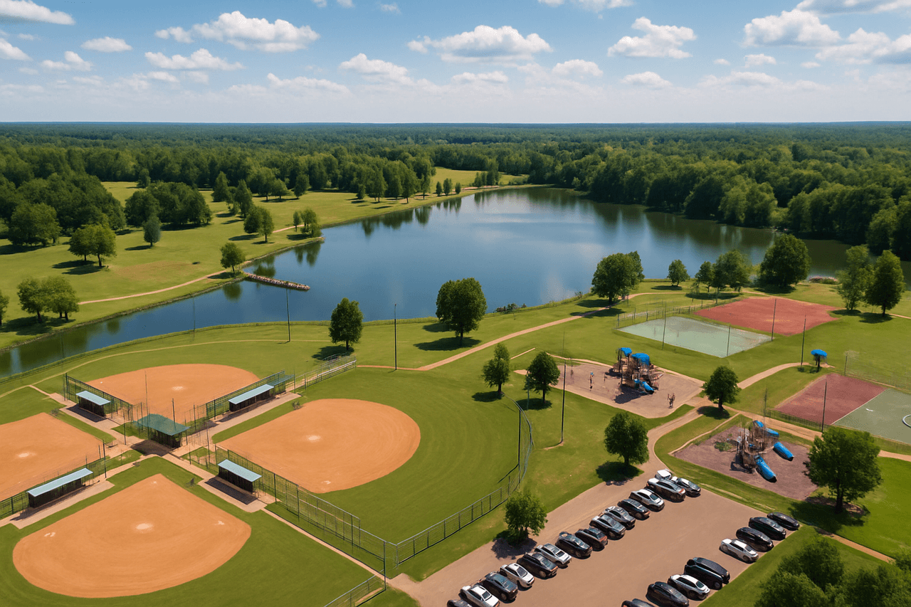 Horn Lake, MS featuring Latimer Lakes Park