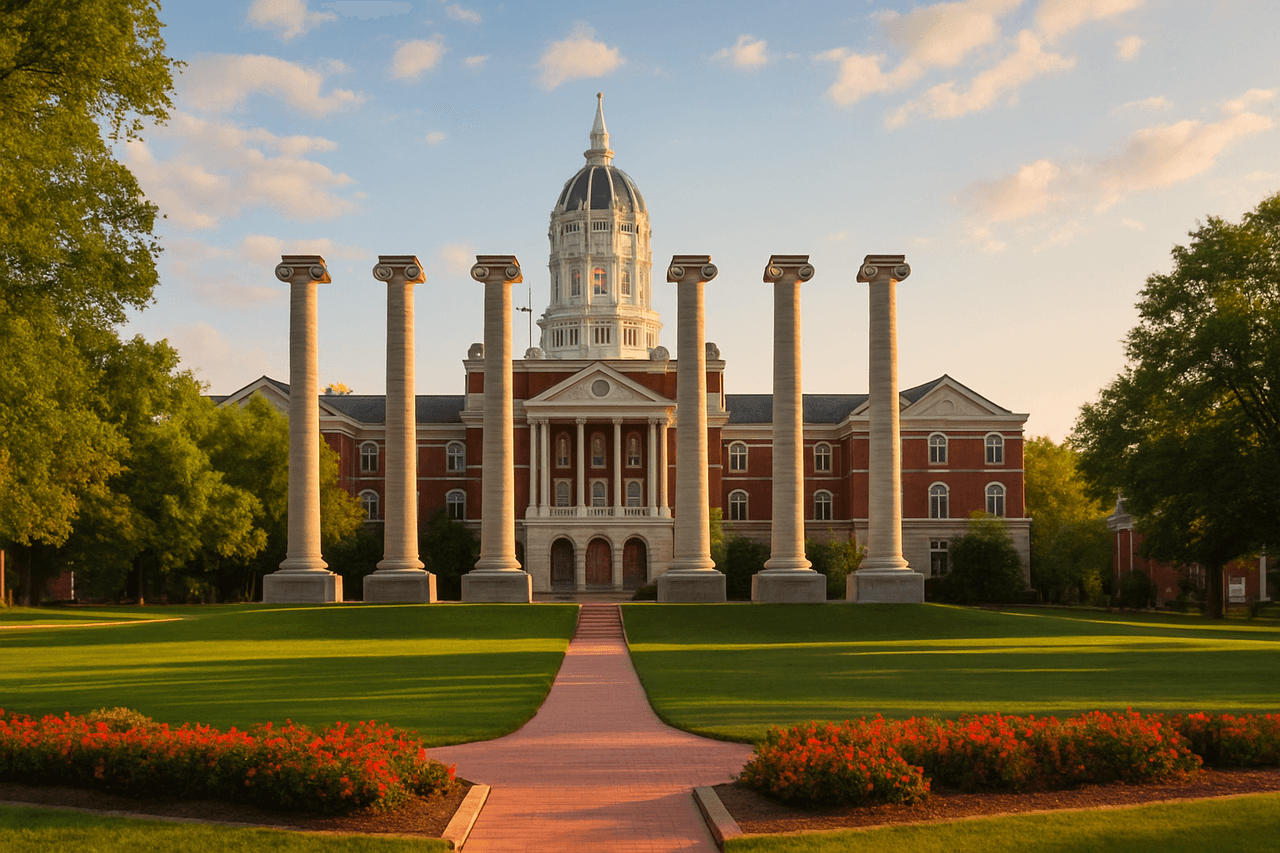 Best movers in Columbia, Missouri near the Mizzou Columns