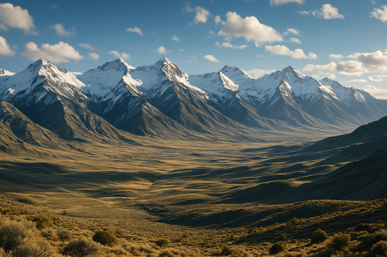 Scenic view of the Ruby Mountains near Elko