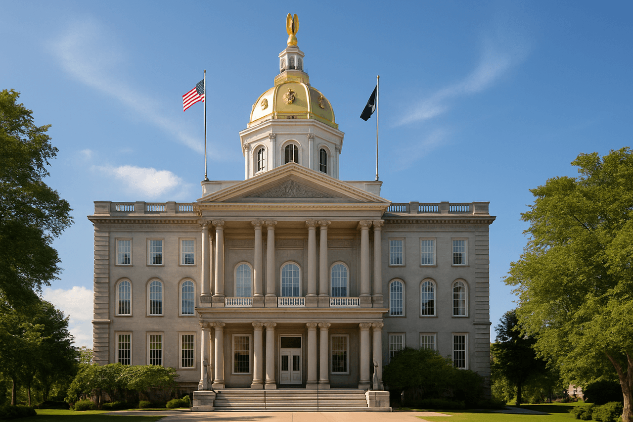 Historic New Hampshire State House in Concord