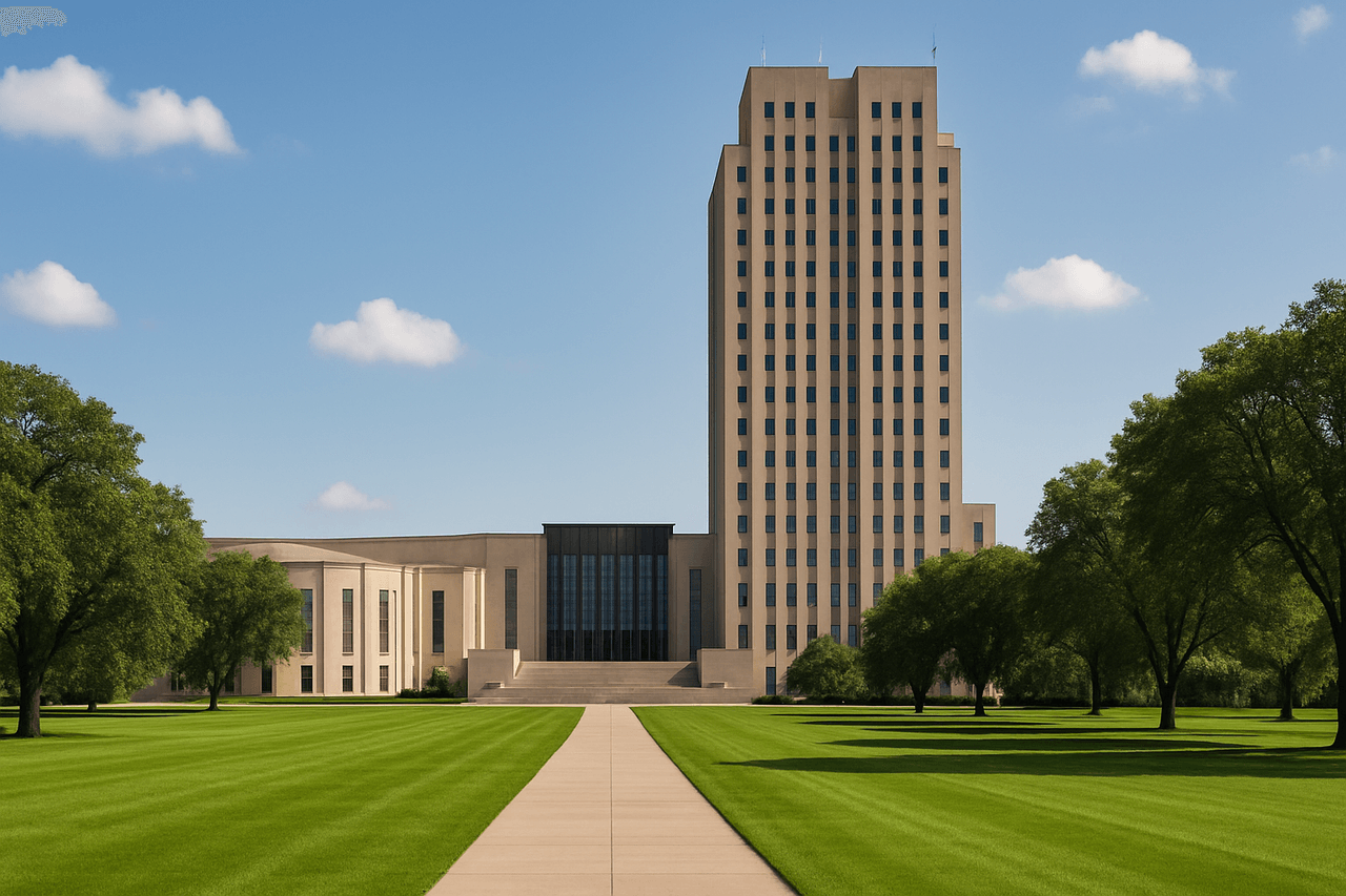 North Dakota State Capitol in Bismarck