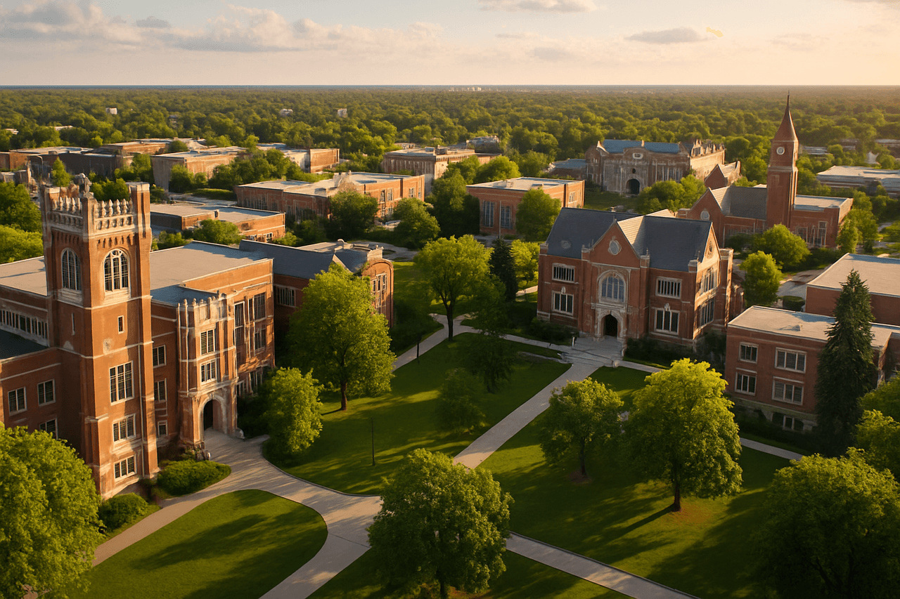 University of North Dakota campus in Grand Forks