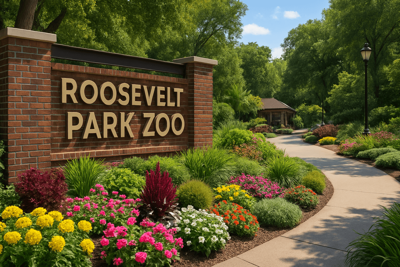 Downtown Minot North Dakota — Roosevelt Park Zoo in Minot, North Dakota