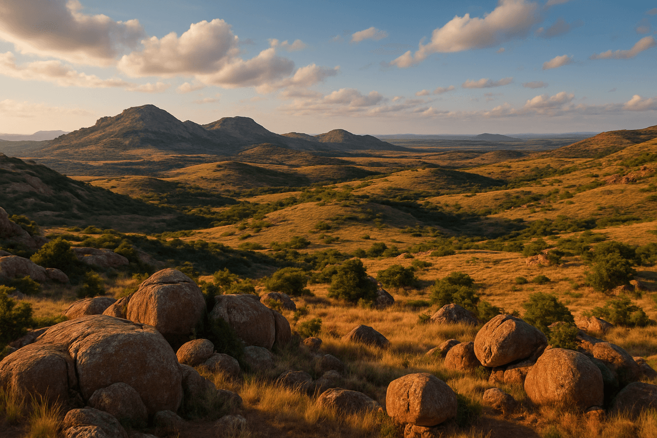 Wichita Mountains near Lawton