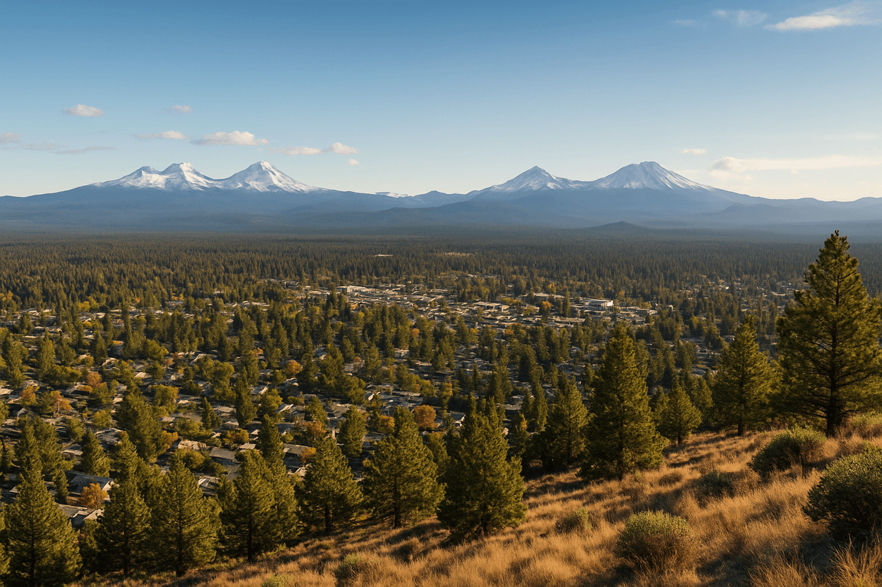 Larkspur Bend Oregon — View from Pilot Butte in Bend