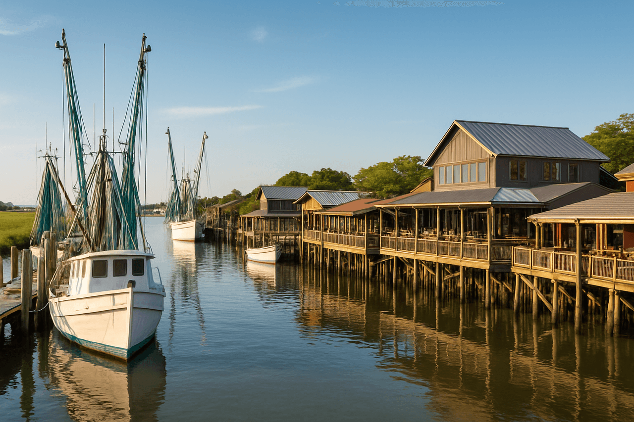 Best movers in Mount Pleasant, SC with Shem Creek views