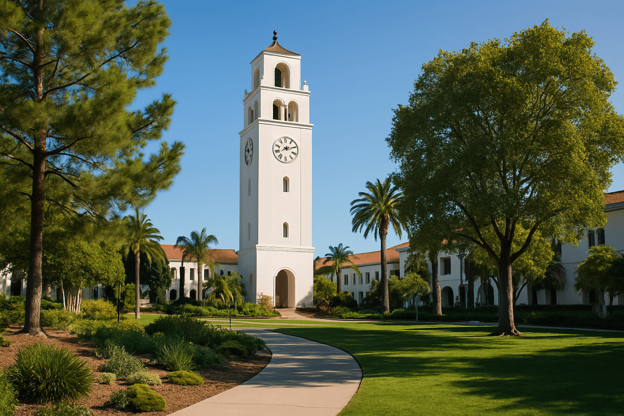 Brookings with the SDSU Campanile