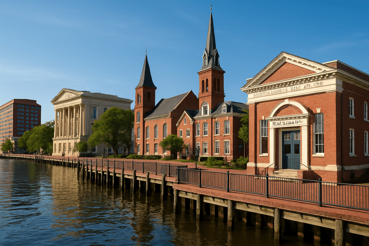 Portsmouth Naval Shipyard Museum and waterfront