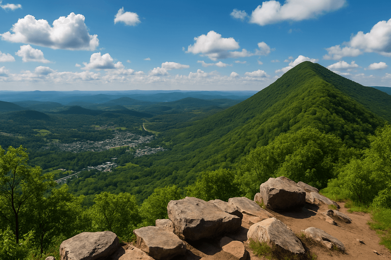 Bluefield WV with East River Mountain