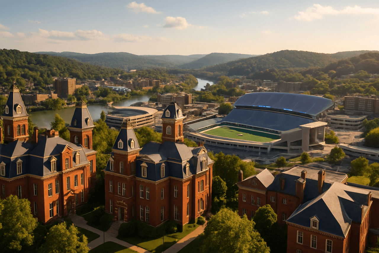 Suncrest Morgantown West Virginia — Morgantown WV with West Virginia University campus