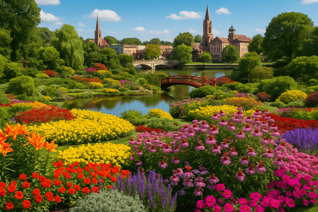 Riverside Janesville Wisconsin — Janesville with Rotary Botanical Gardens