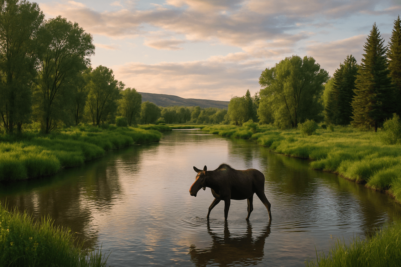 Evanston, Wyoming with Bear River State Park