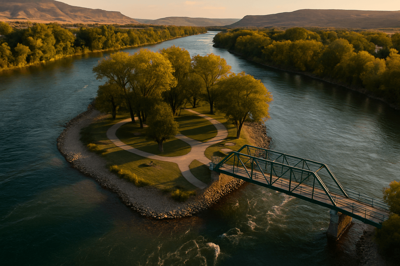 Green River, Wyoming with Expedition Island
