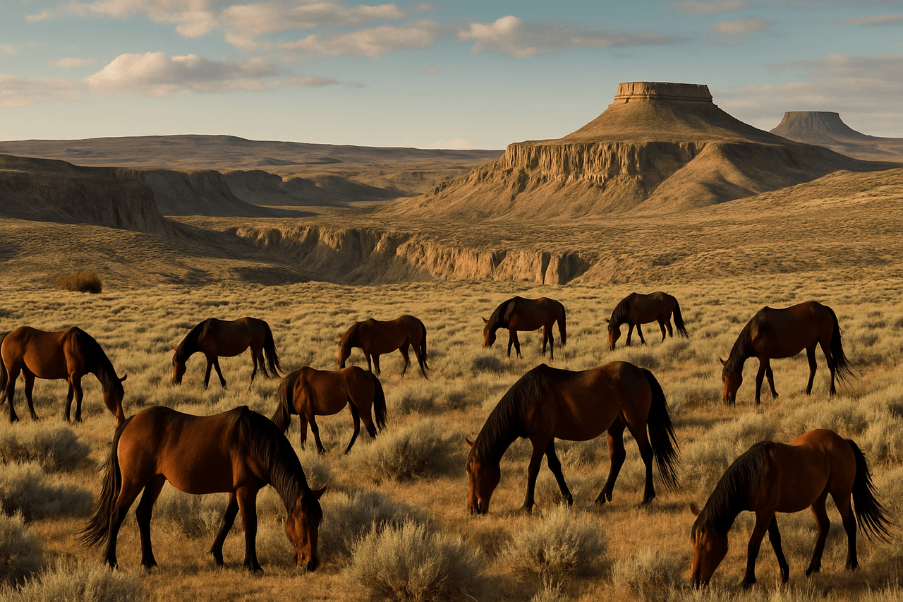 Rock Springs, Wyoming with Pilot Butte