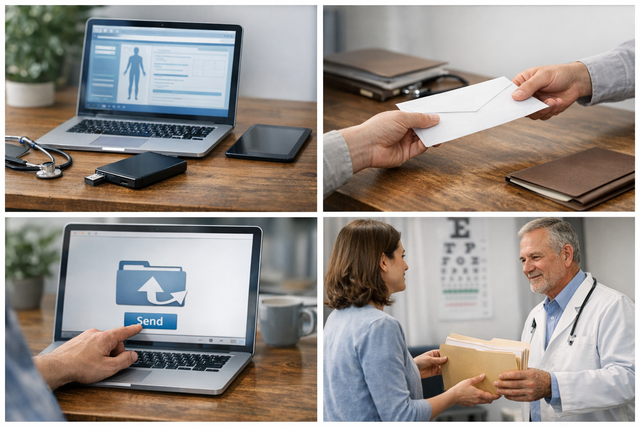 A step-by-step guide for transferring medical records after moving.