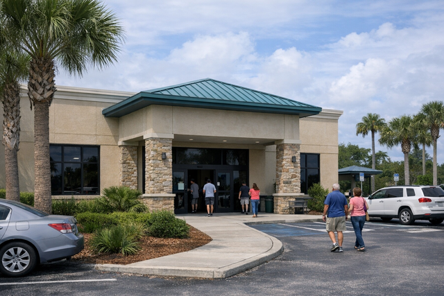 Exterior of a Florida DMV office