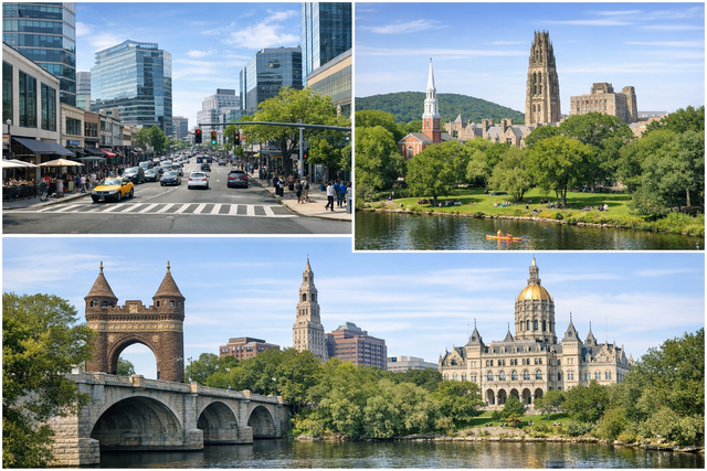 Connecticut city comparison