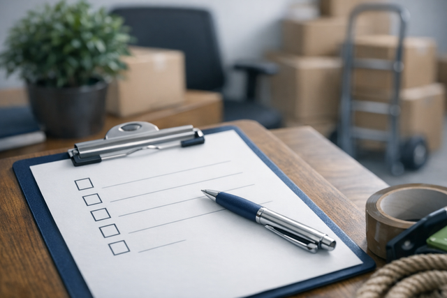 Checklist for selecting a reliable office moving company